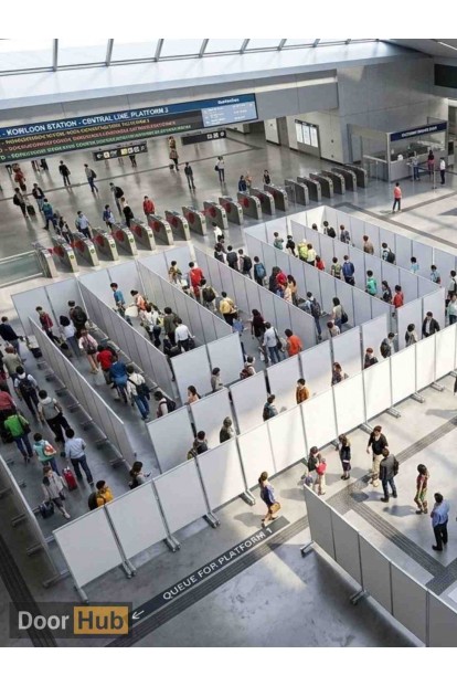 Room Partition Panels for Metro UAE for Station & Transit Projects
